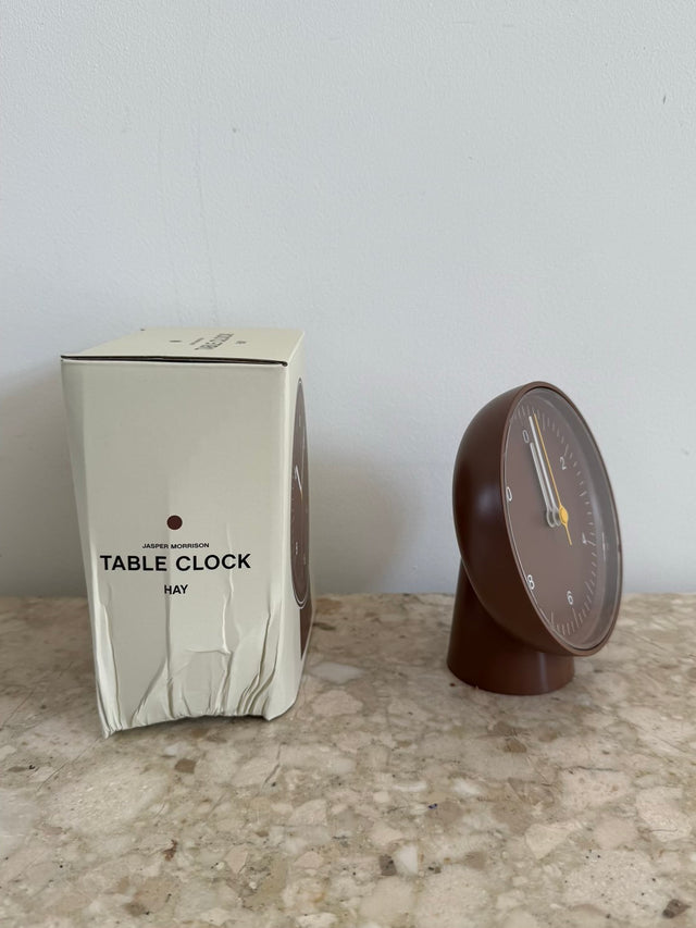 Tischuhr | Table Clock (Recycled) | Brown B-Ware