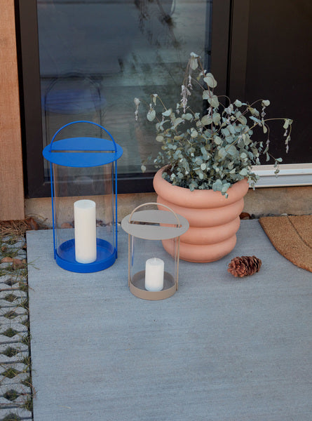 Maki Lantern | Optic Blue | groß