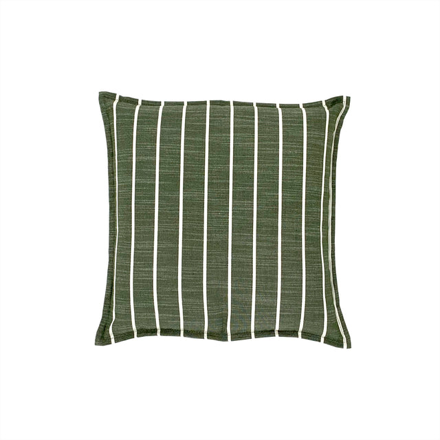 Outdoor Kyoto Cushion Square | Offwhite / Garden Green