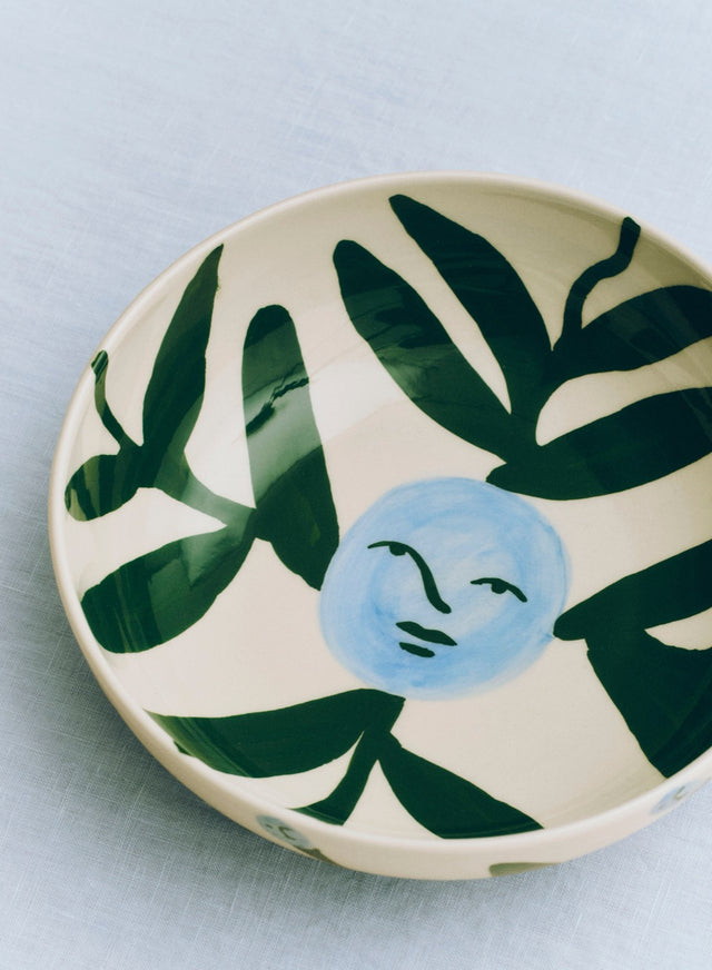 La Pittura Bowl - Ø12 - Moon face vine
