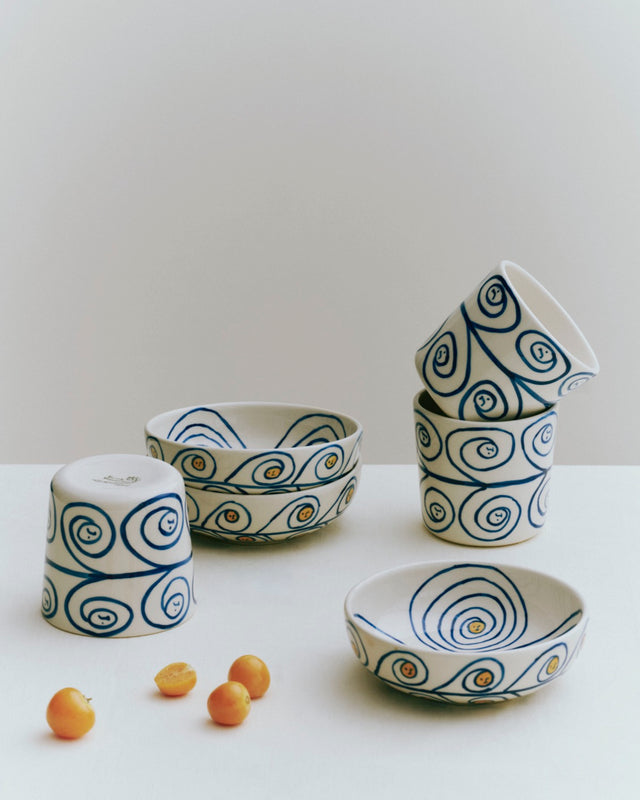 La Pittura Bowl - Ø12 - Pomelo face vine