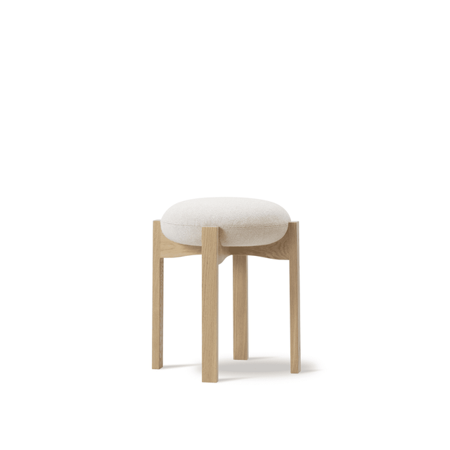 Hocker Pioneer stool, 46 cm | Eiche lackiert