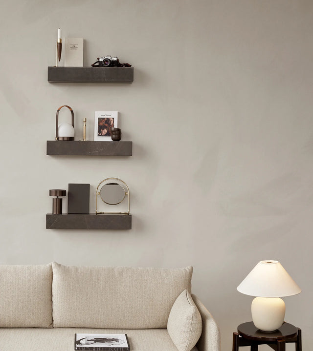 Plinth wall shelf