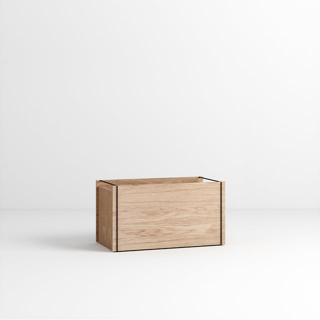 stacking box natural oak