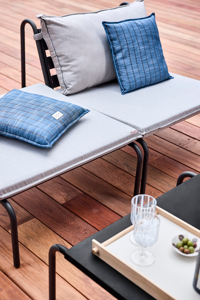 Outdoor Kyoto Cushion Square | Blue