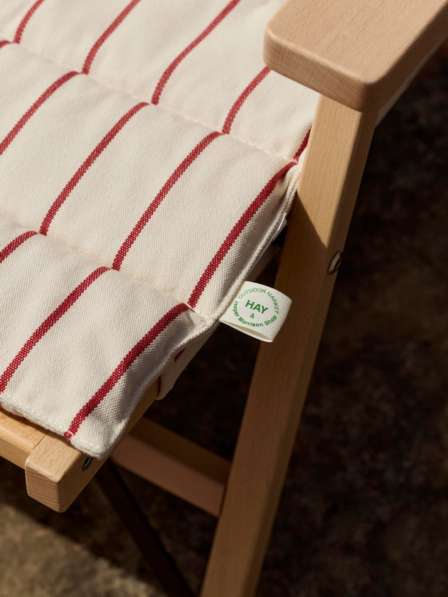Klappsofa | Outdoor Market | Beige/Rot