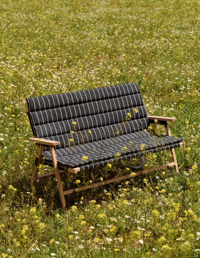 Klappsofa | Outdoor Market | Schwarz/Beige