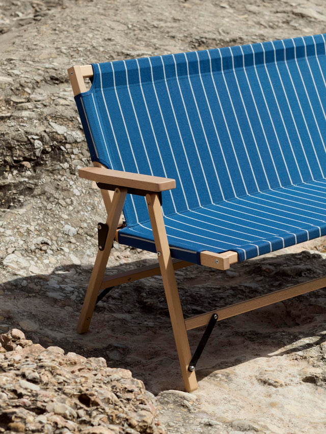 Klappsofa | Outdoor Market | Blau/Beige
