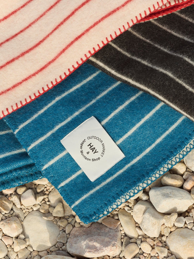 Decke | Outdoor Market | Beige/Rot