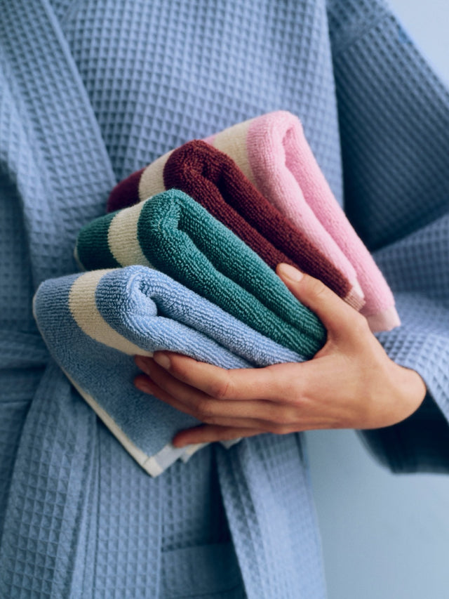 Bademantel | Waffle | Dusty Blue