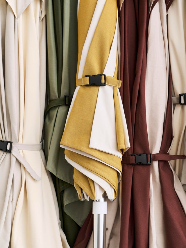 Sonnenschirm | Terrazza Parasol  | Octagon | Off-white and grey