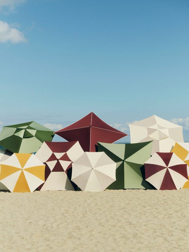 Sonnenschirm | Terrazza Parasol  | Octagon | Off-white and grey