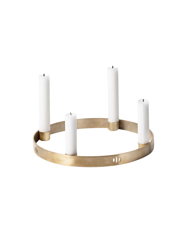 Kerzenhalter | Candle Holder Circle Small Messing