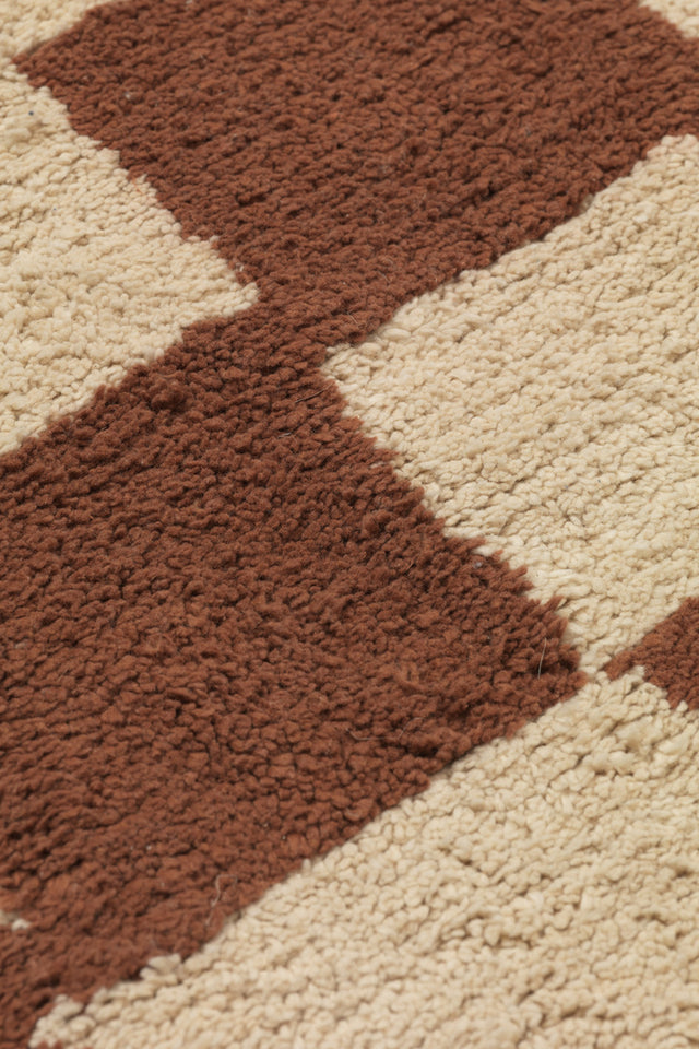 Washable carpet | Mara - Rust/Warm Sand