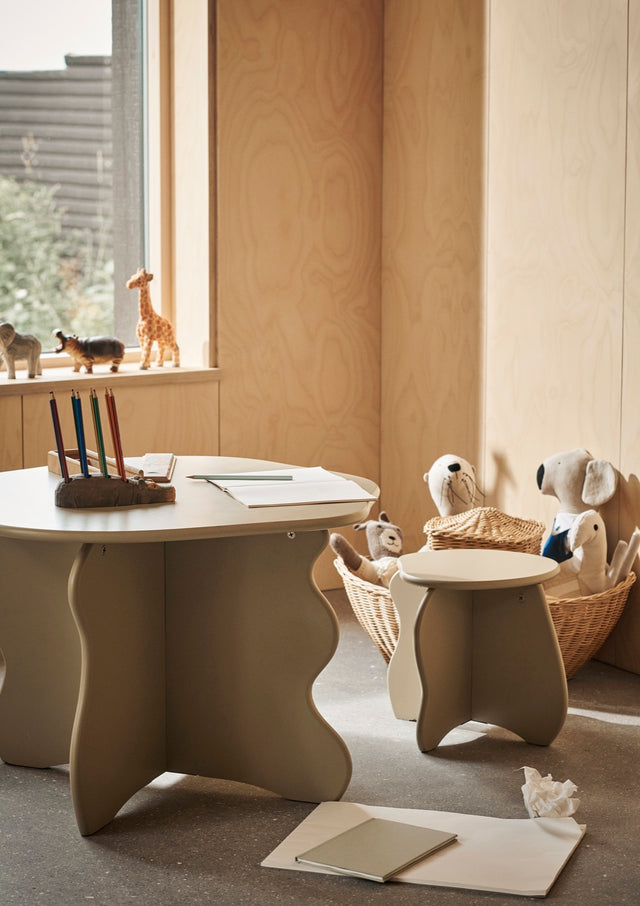 Hocker | Slope Stool - Cashmere