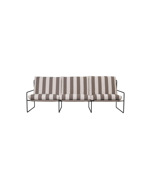 Outdoorsofa | Desert | 3 Seater gestreift