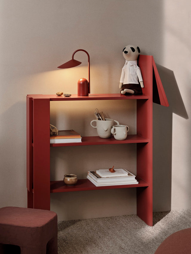 Regal | Horse Bookcase - Poppy Red