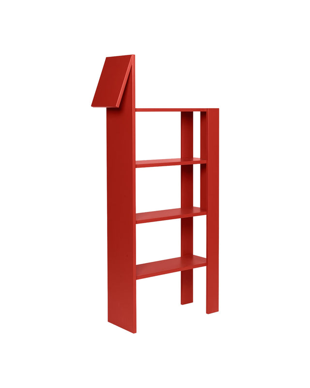 Regal | Giraffe Bookcase - Poppy Red
