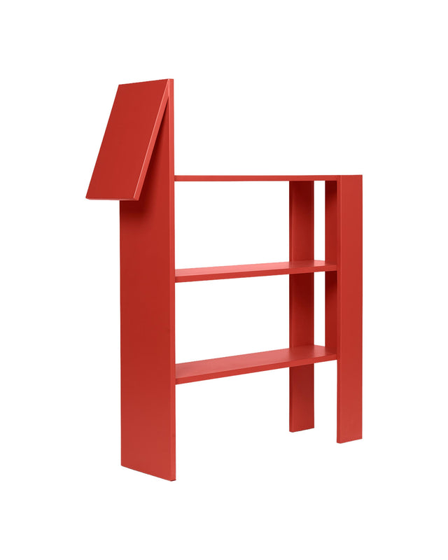 Regal | Horse Bookcase - Poppy Red
