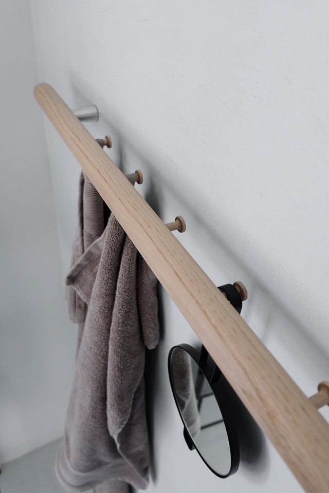 Hook rail | Haldar 90cm oak