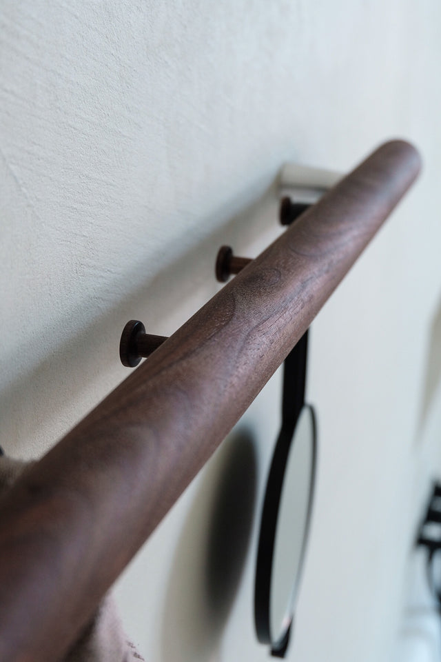 Hook rail | Haldar 60cm walnut